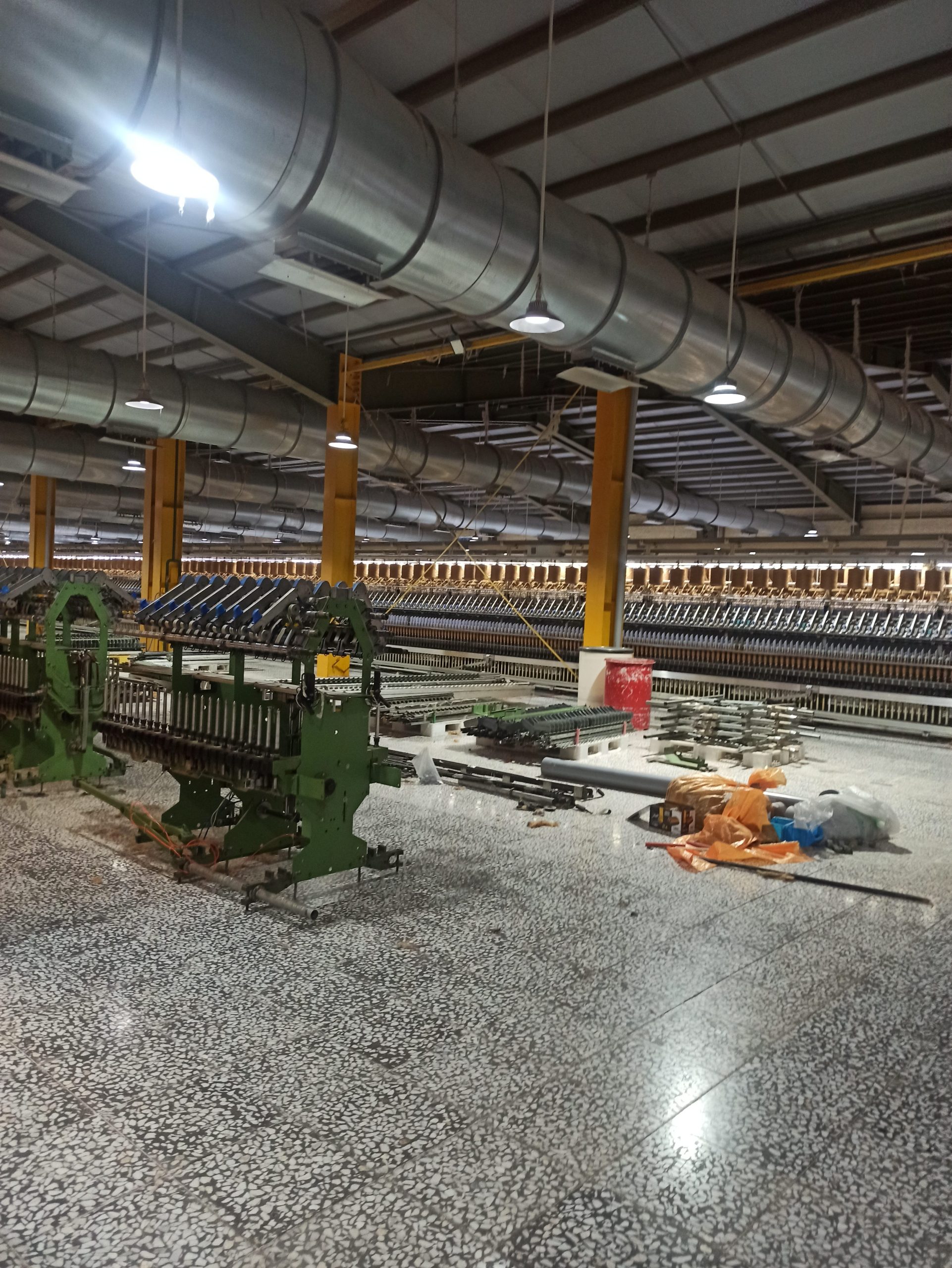 نصب وجابجایی کنیتکس ازکارخانه طلا ریس کاشان